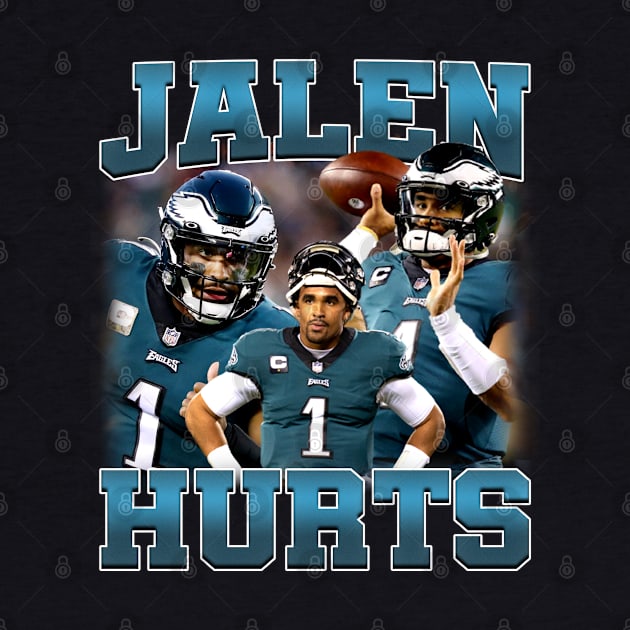 Jalen Hurts Bootleg Tee Vintage by bmbg trian